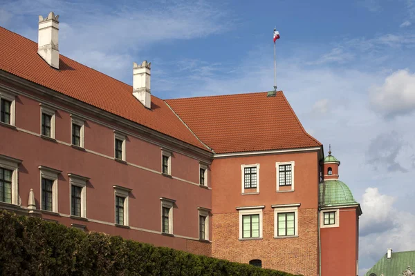 Castelo Real na Cidade Velha Varsóvia Polónia — Fotografia de Stock
