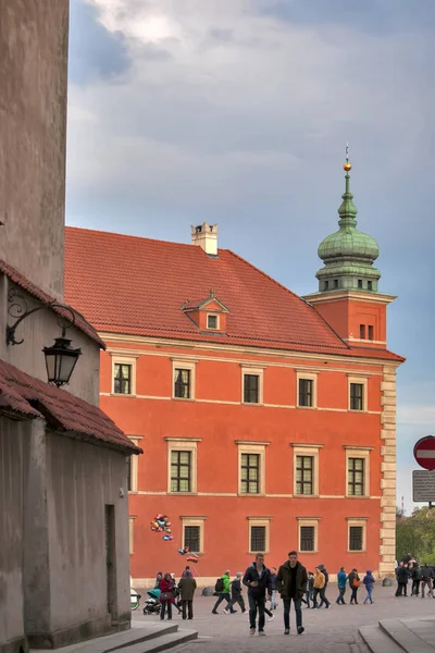Zamek Królewski w Warszawie starego miasta — Zdjęcie stockowe