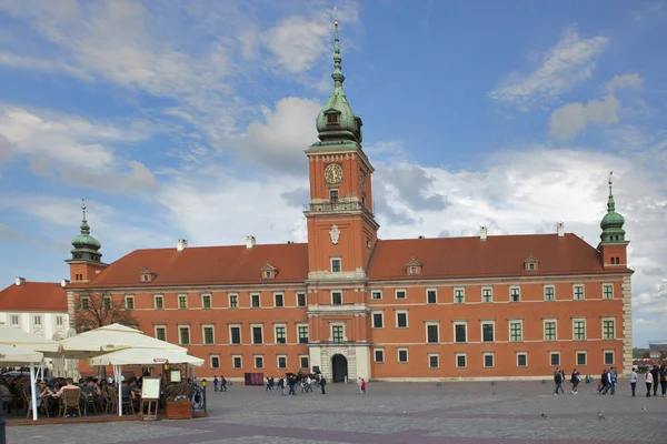 Zamek Królewski w Warszawie starego miasta — Zdjęcie stockowe
