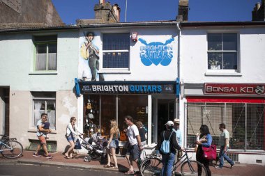 Tipik İngiliz townhouse Brighton.