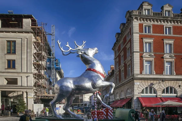 Decorações de Natal no Covent Garden em Londres — Fotografia de Stock