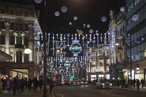 Luces de Navidad en Regent Street —  Fotos de Stock