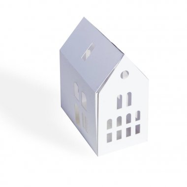 windows beyaz arka plan üzerinde beyaz kağıt evi