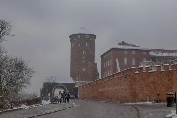 Zamek Królewski na Wawelu. Wieża sandomierska — Zdjęcie stockowe