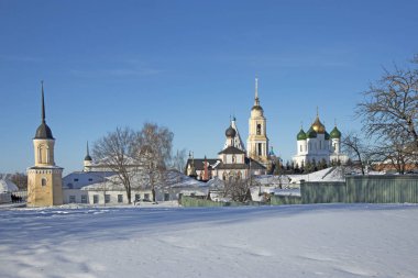 Novo-golutvin kutsal teslis Manastırı kolomna Rus antik kentinde