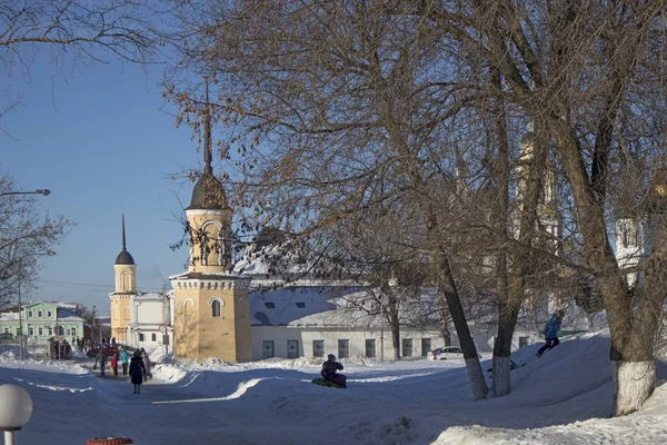 Novo-Golutvin Holy Trinity Monastery in the ancient Russian city of Kolomna — Stock Photo, Image