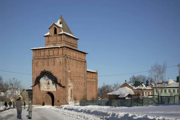 Pyatnitsky gates in Kolomna Kremlin — Stock Photo, Image