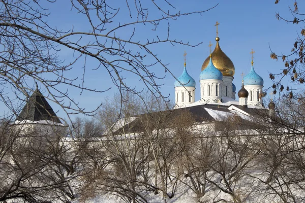 Spaso-Preobrazhensky Cathedral in Novospassky monastery — Stock Photo, Image