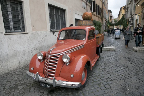 Restaurant Straßenszene, Rom, Italien — Stockfoto