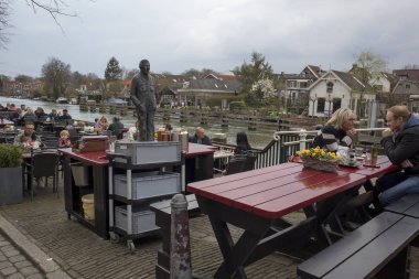 Muiden küçük köyde eski bina