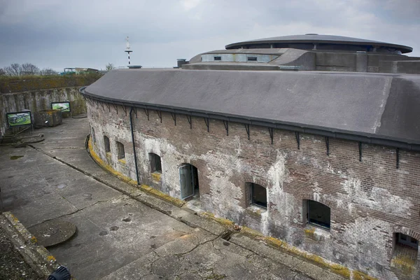 Forteiland Pampus o Fort Pampus Island, isola artificiale nell'IJmeer, provincia dell'Olanda settentrionale, Paesi Bassi — Foto Stock