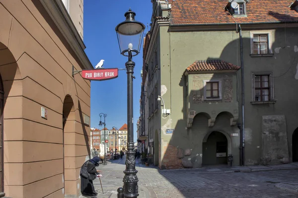 Poznan Poland April 2018 Old Market Sqaure Poznan Poland — Stock Photo, Image