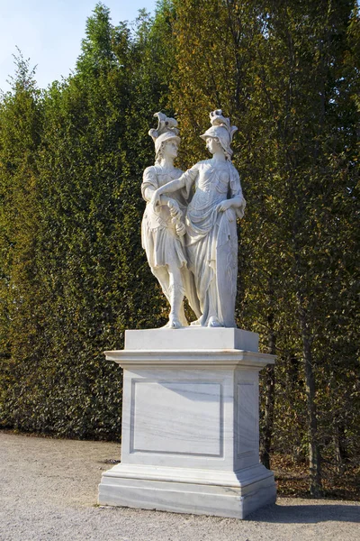 Palais Schonbrunn, allemand : Schloss Schonbrun, résidence d'été baroque des monarques des Habsbourg à Hietzing, Vienne Autriche — Photo