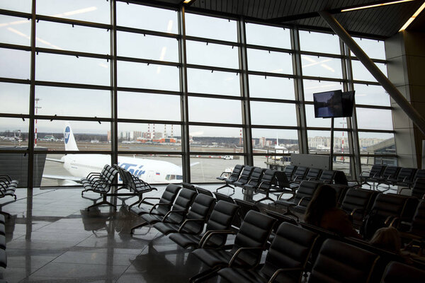 Vnukovo Airport from the inside, waiting room