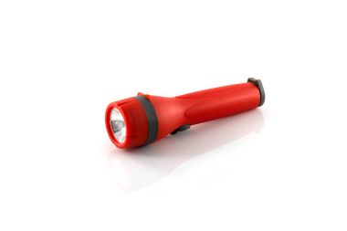 Red flashlight isolate clipart