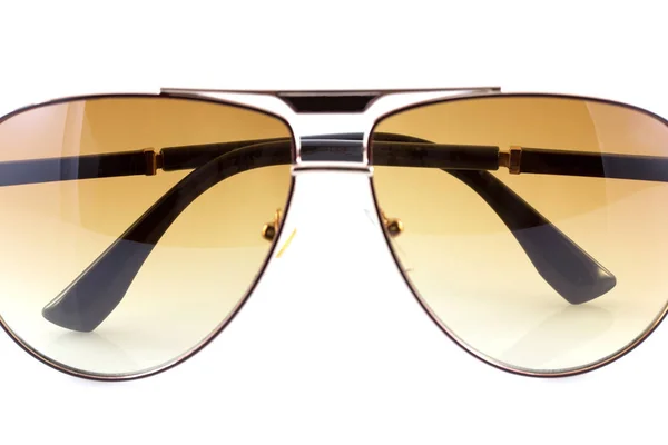 Metall zonnebril geïsoleerd op wit — Stockfoto