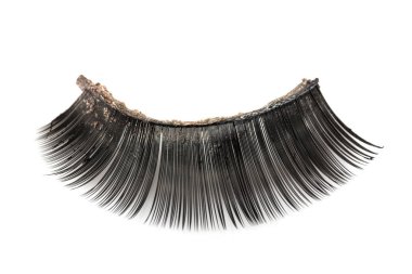 Kirpikleri kullanarak, üzerinde izole edilmiş makro kirpikleri kullan