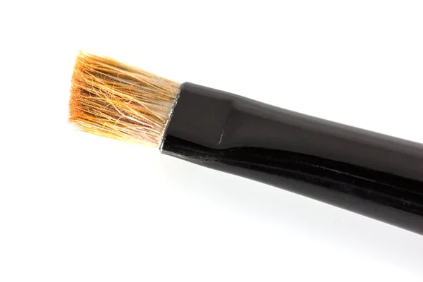 Close Old Make Brush Isolate White Background — Stock Photo, Image