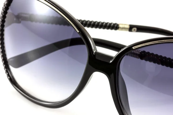 Black Fashion Sunglasses Isolate White — Stock Photo, Image