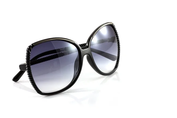 Schwarze Mode Sonnenbrille Isoliert Auf Weiß — Stockfoto