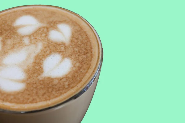 Close Cappuccino Foam — Stock Photo, Image