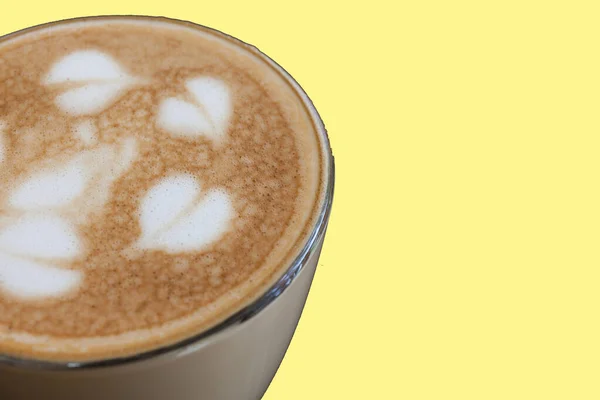 Nahaufnahme Von Cappuccino Schaum — Stockfoto