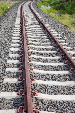 Demiryolu, Demiryolu, Tren Rayları, Yeşil Otlaklı