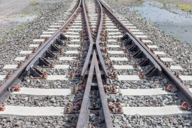 Demiryolu, Demiryolu, Tren Rayları, Yeşil Otlaklı