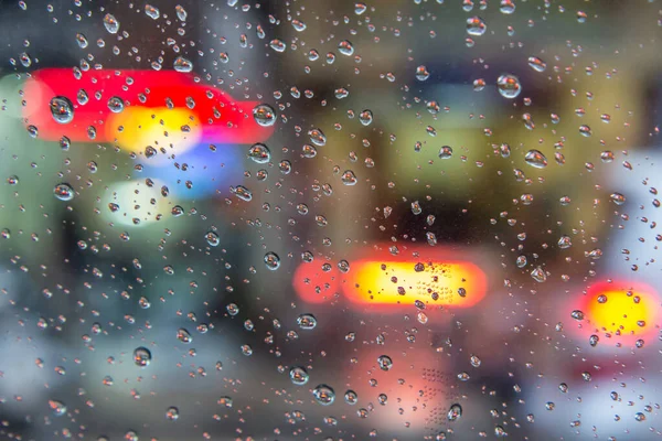 Multi-coloured drops of water for background