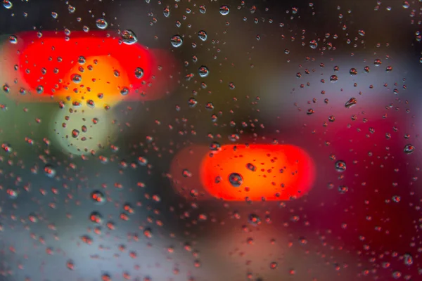 Multi-coloured drops of water for background