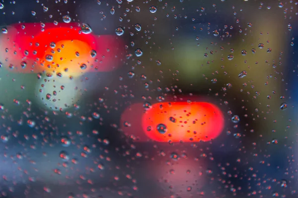 Разноцветные Капли Воды Фона — стоковое фото