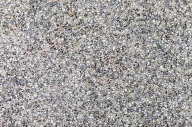 Siyah beyaz terrazzo zemininin arka plan yüzeyi, taş duvar soyut..