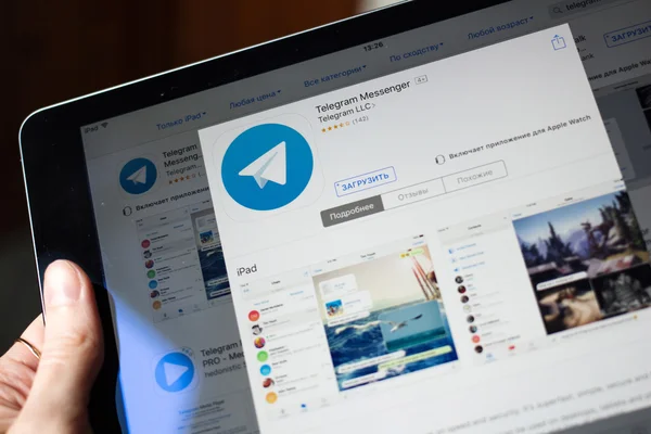 Telgraf uygulama ipad ekranda
