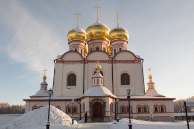 Rusya Valdai Iversky Svyatoozersky Bogoroditsky Manastırı