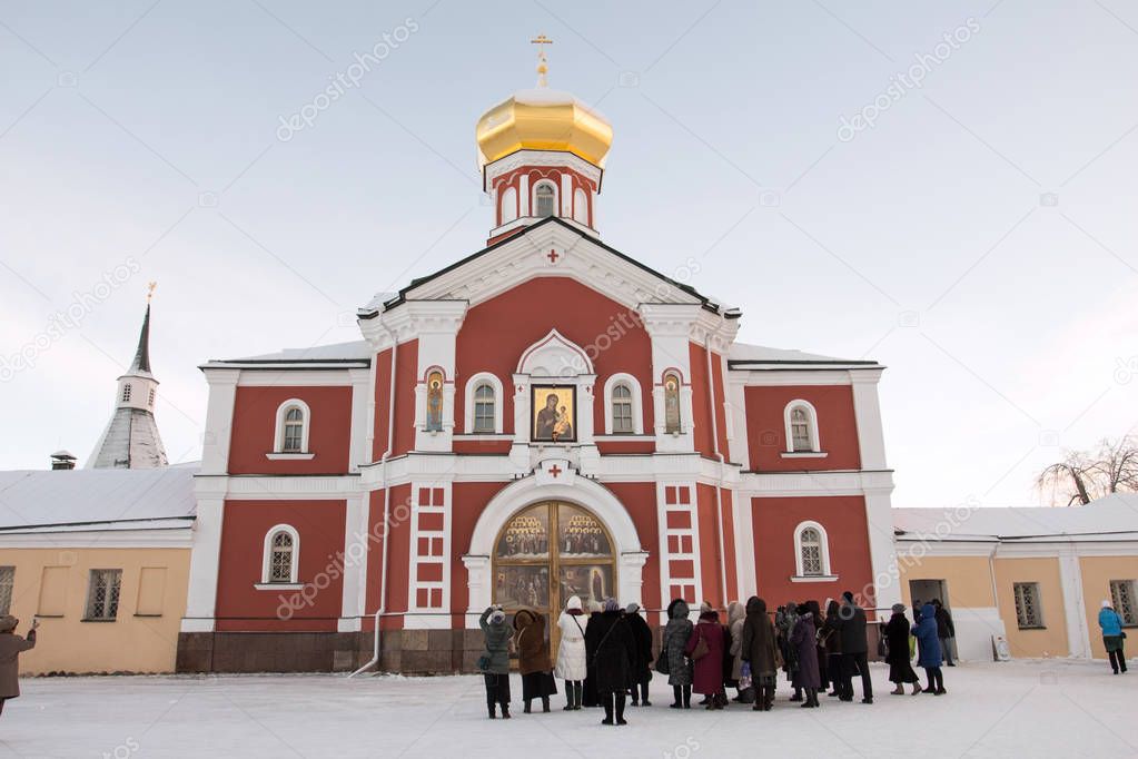 Valdai Iversky Svyatoozersky Bogoroditsky monastery in Russia