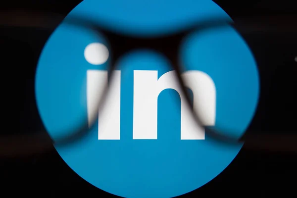 Služba sociální sítě Linkedin — Stock fotografie