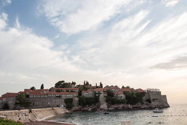 Ilha Sveti Stefan em Budva — Fotografia de Stock