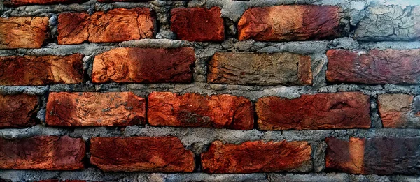 Kırmızı Tuğla Arkaplanının Dokusu