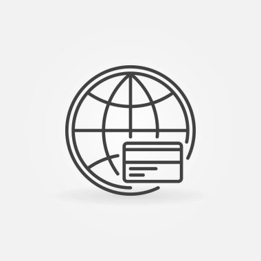 Küresel ödeme satırı simgesi