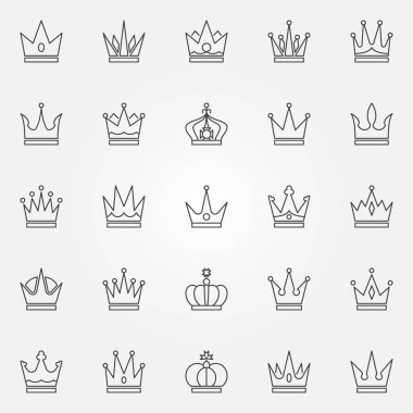 taç Icons set
