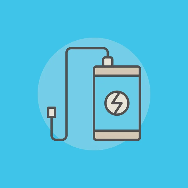 Portable power bank icon — Stock Vector