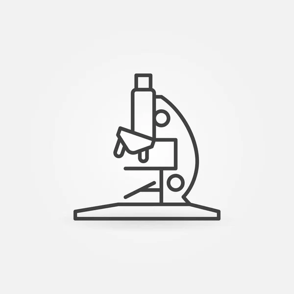 Mikroskop-Umrisssymbol — Stockvektor