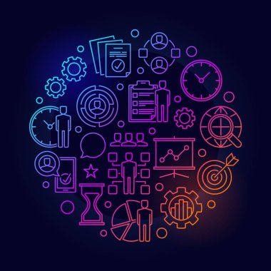 Proje Yönetimi illüstrasyon