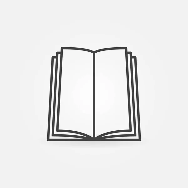 Icono del libro vectorial — Vector de stock