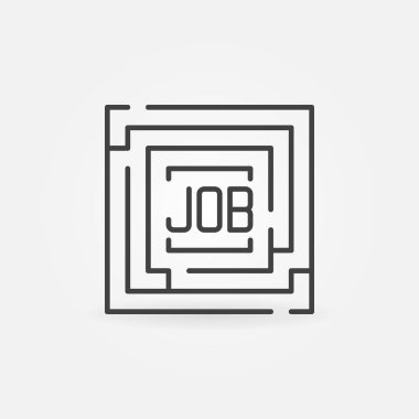 İş labirent simgesi