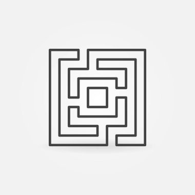 Labirent veya labirent simgesi