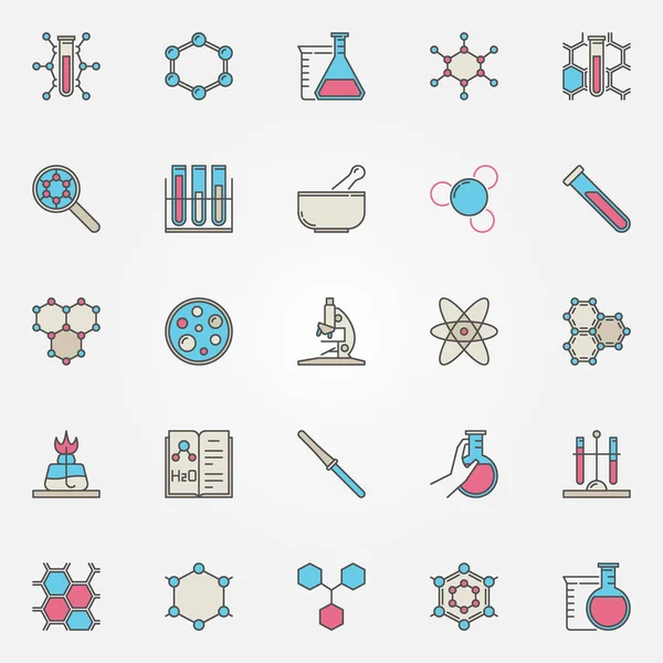 Chemistry icons set Stock Vector Image by ©sn3g #137687610