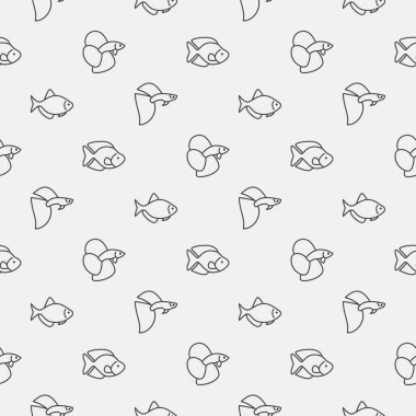 Akvaryum balık desen