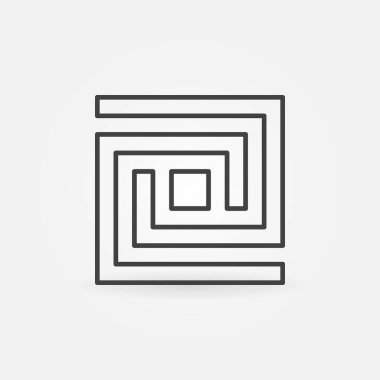 Labirent satırı simgesi