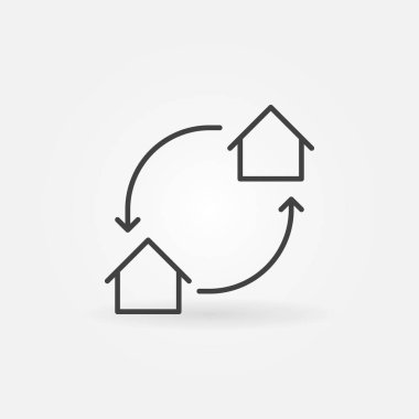 Ev değişimi simgesi